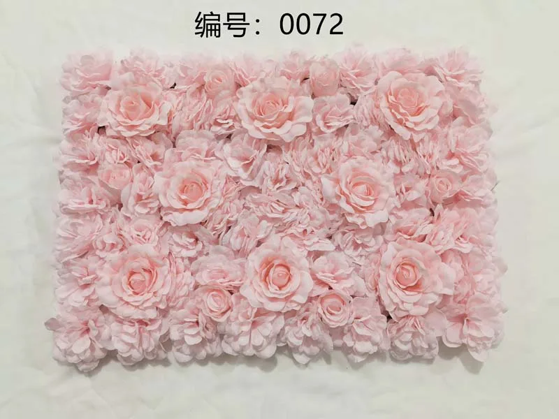 Decorative Flowers Wreaths And Plants Pink White Wall Decor Panel White Rose Wall Flower Wedding 3D Flower Wall
