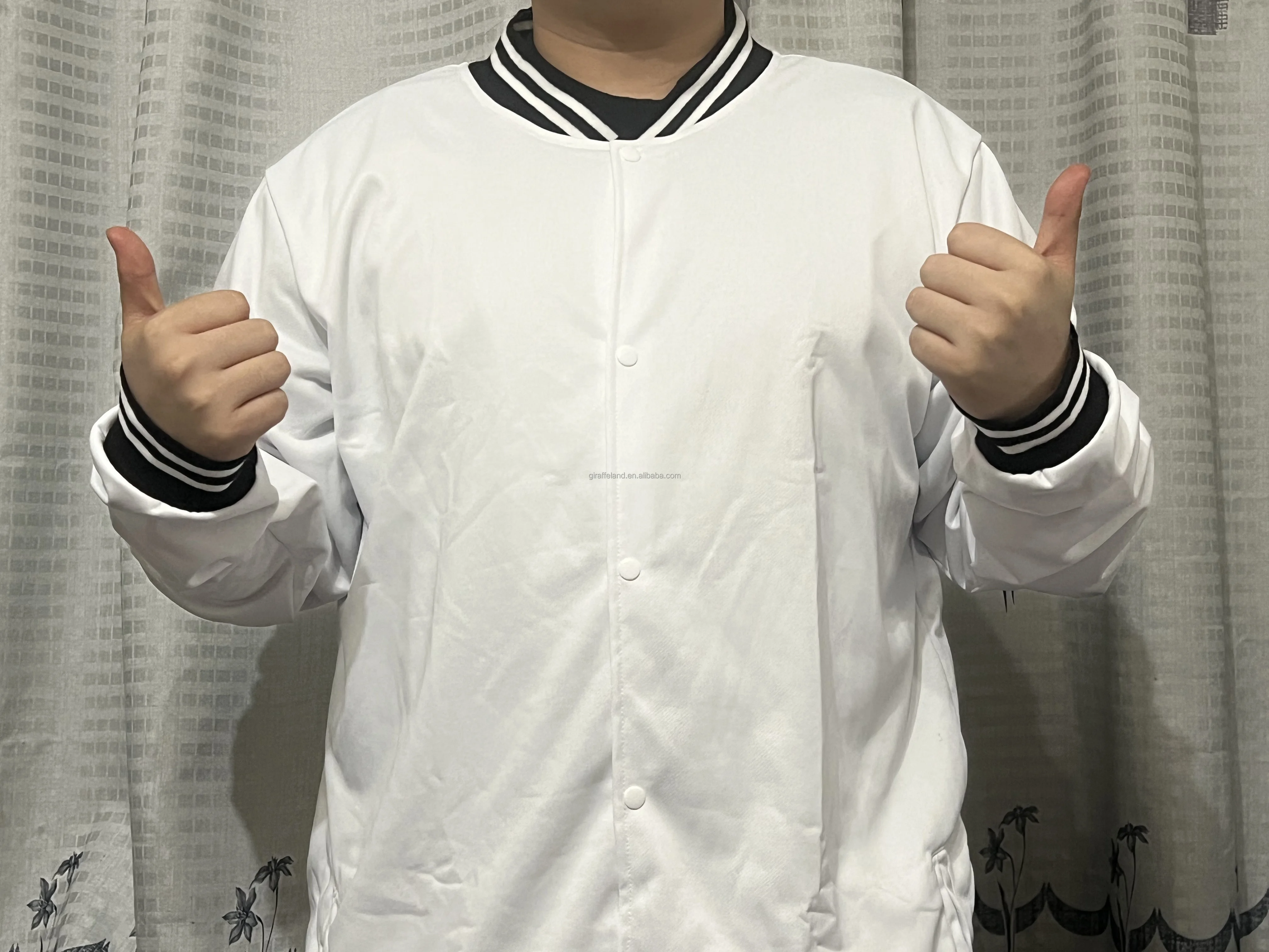 Wholesale Blank Solid Sublimation Baseball Jacket OEM Custom Sportswear Light Weight University Baseball Jacket