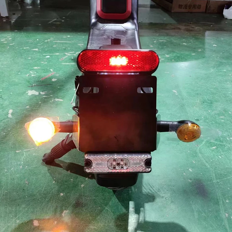 Electric Scooter Bike Turn Signal LED Lights Switch For E-scooter Wireless Flashing Yellow Green Lights Handle Indicator Turning