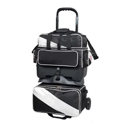 4 Ball Four Balls Pink Red Roller Bowling Bag