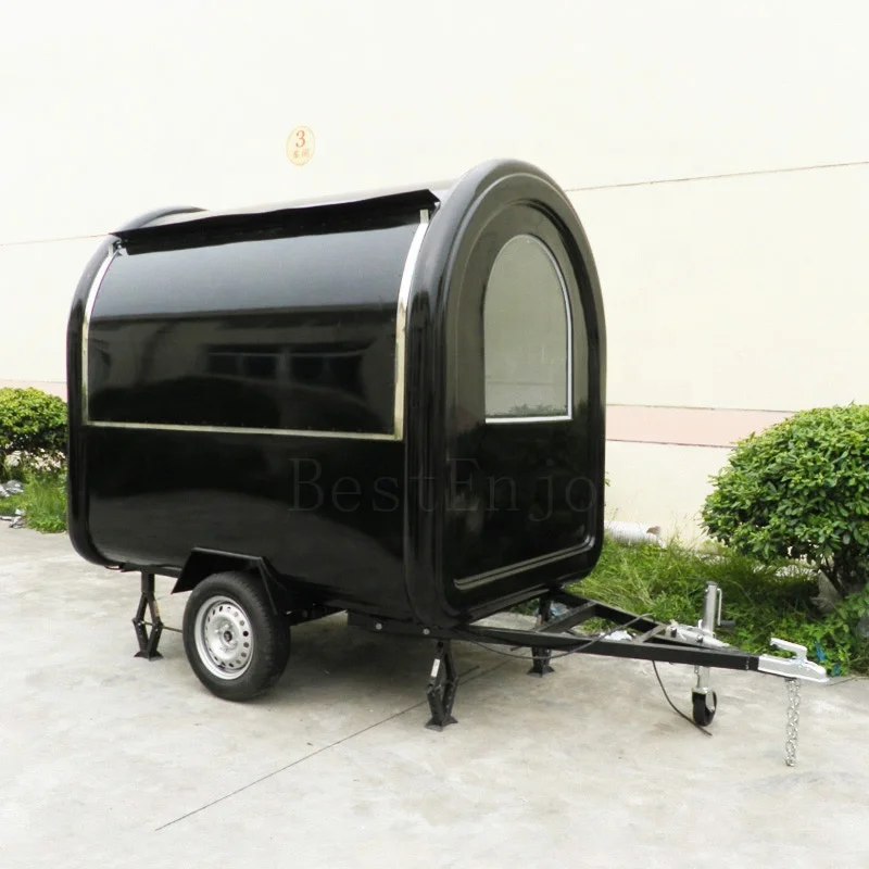 Small Mobile Chicken Food Track Bakery Caravan Concession Trailer for Sale
