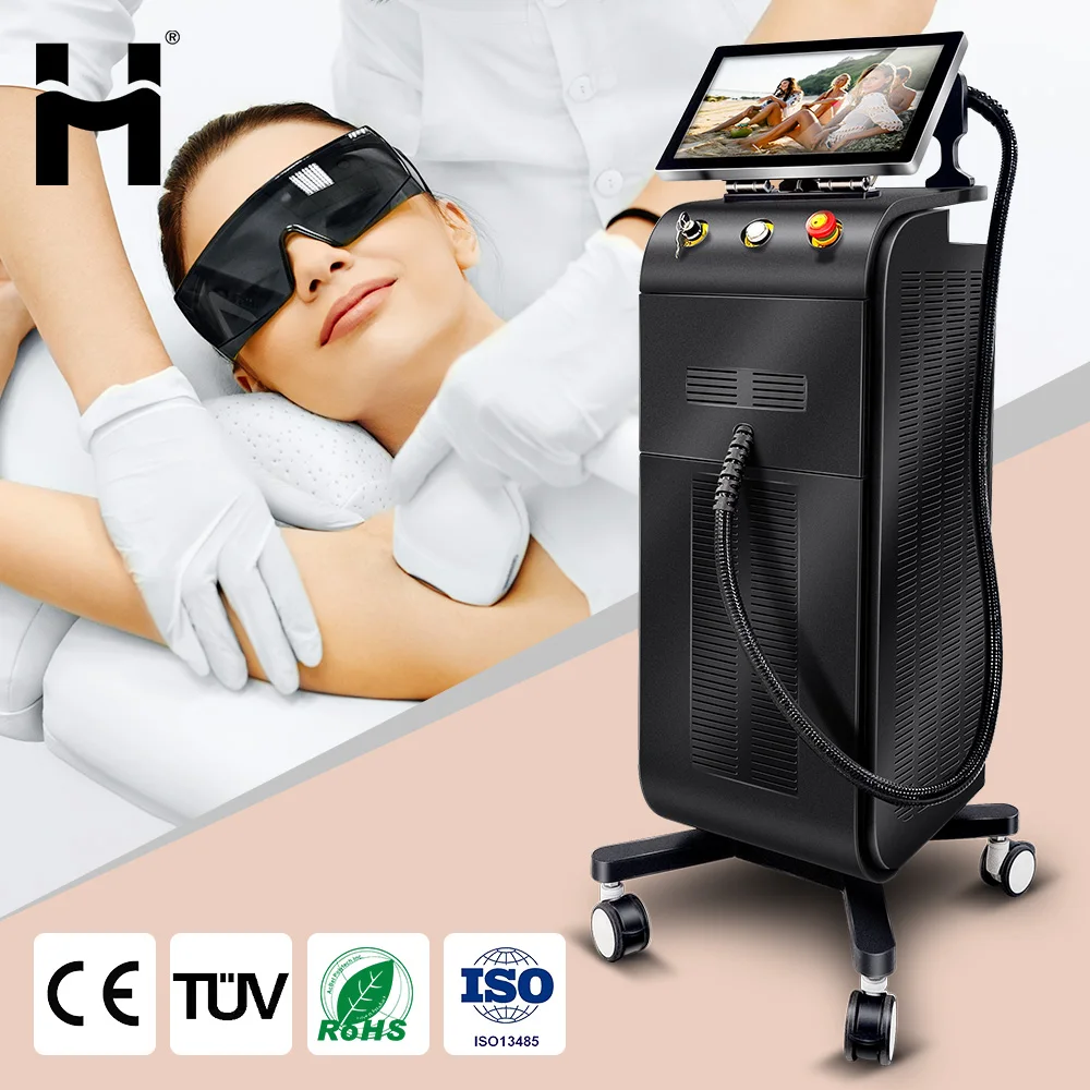 With compressor cooling triple laser diode 2000w 755 808 1064nm hair removal in promotion