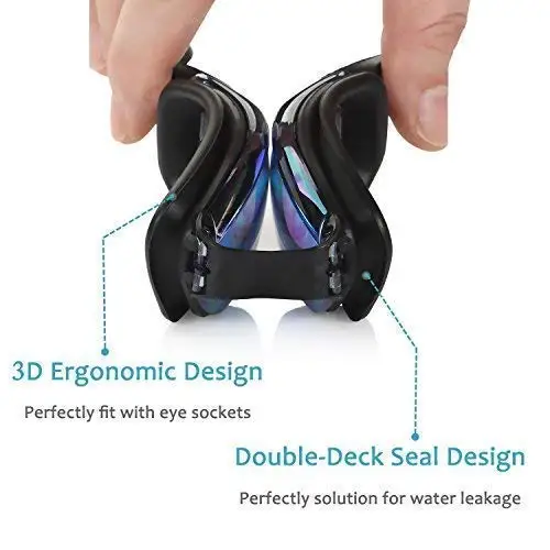 Комплект плавательных очков от производителя, незапотевающие плавательные очки, защитные плавательные очки