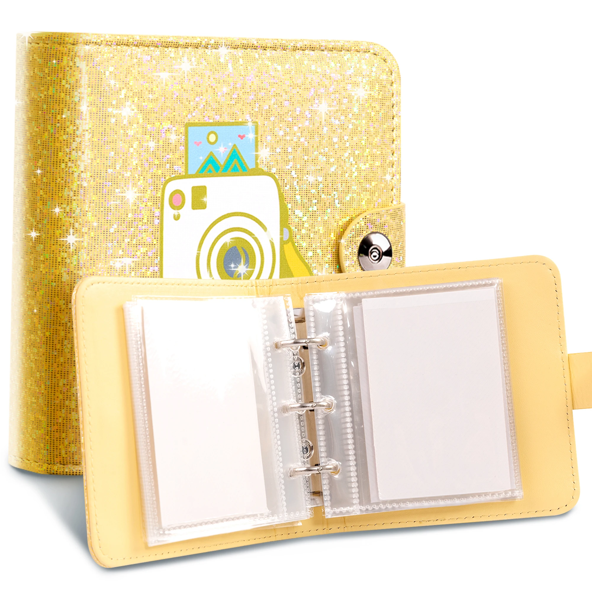 Wholesale 25 pockets PU leather Photo Album New style Instax Mini Kpop Album for Fujifilm Instax Mini 12