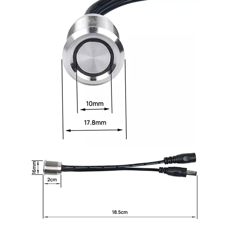 DC12V/24V Touch Sensor Detector Ir Motion Sensor Switch Smart Under Cabinet Wardrobe Led Strip Touch Control LED Dimmer Switch