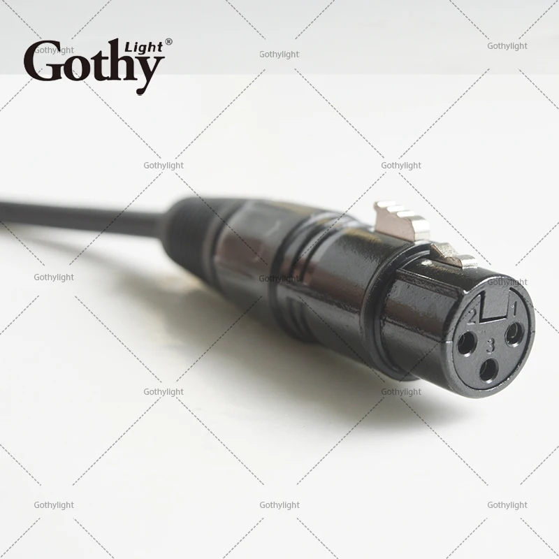 Кабель управления dmx для сценического освещения, 3 провода, кабель XLR Dmx