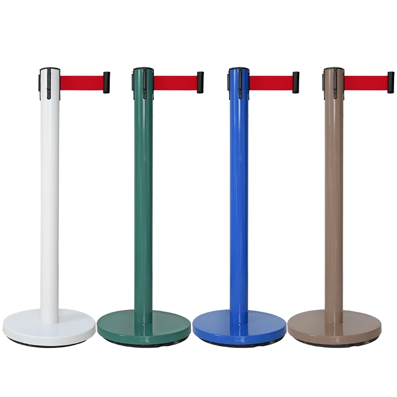 Luchai Recommend Saving Queue Brown Safety Stanchions Belt Museum Rope Barrierr For Crowd Control