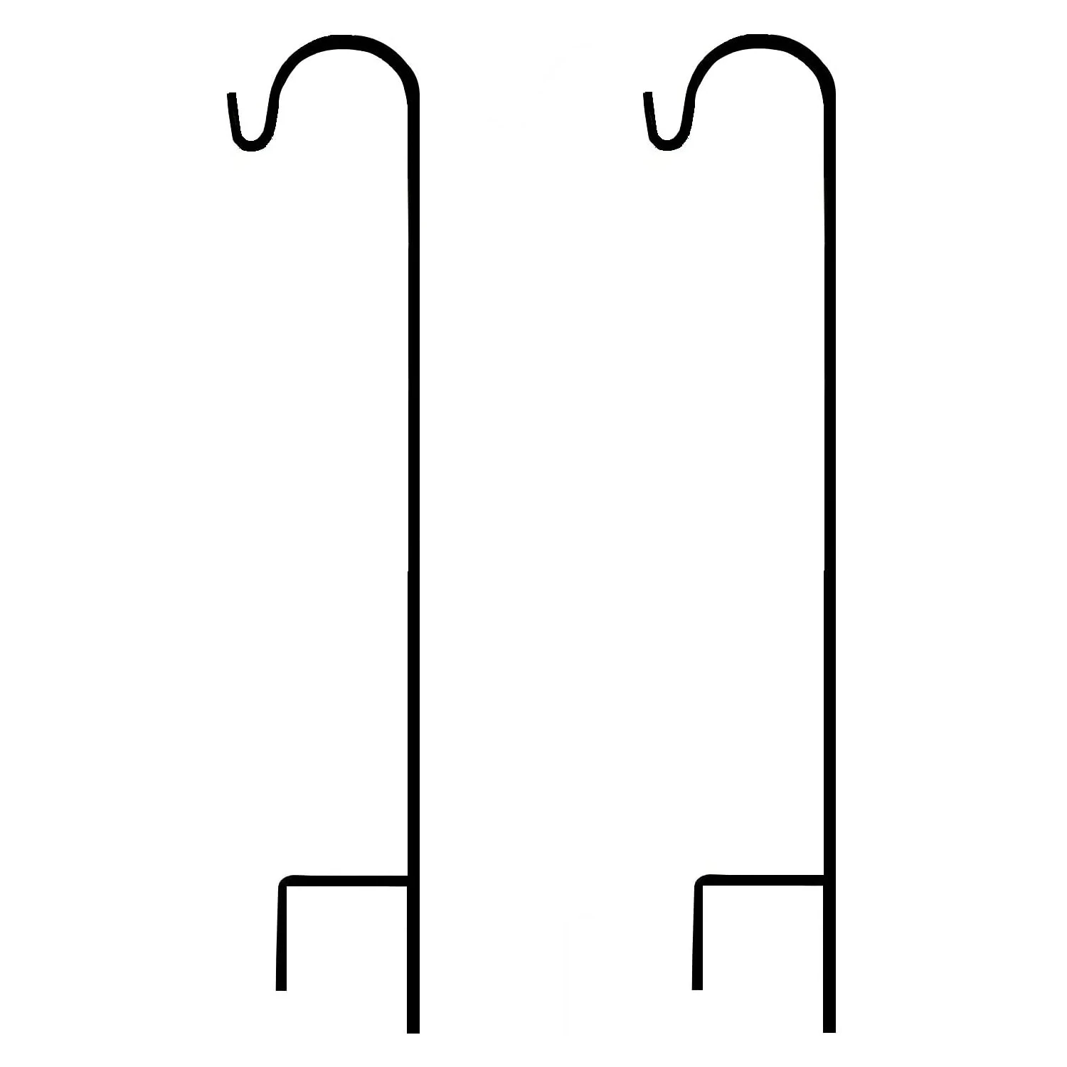 
Shepherd-Hooks Adjustable for Bird-Feeder Lantern Plant-Hook Garden for Outdoor Flower Basket, Bird Feeder Hanger Weddings Decor 