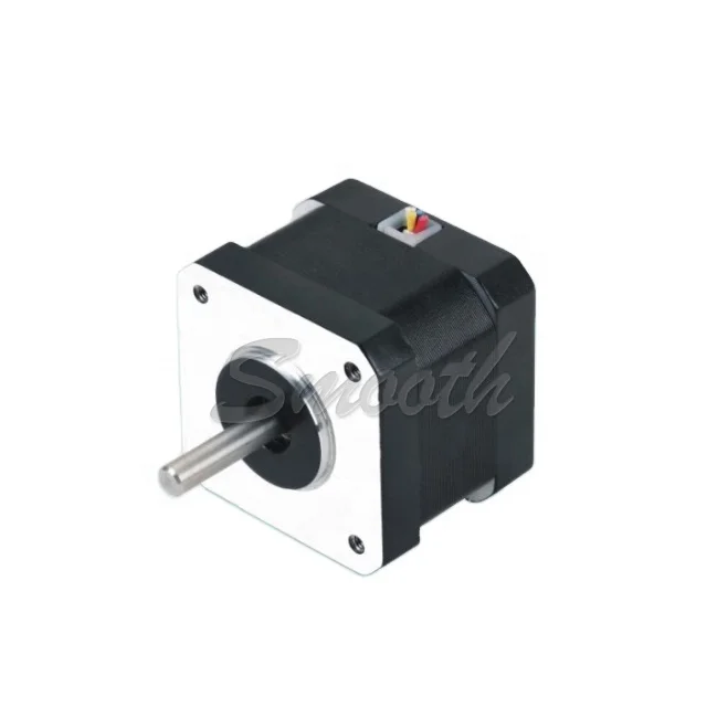 China Cross-border direct sales Smooth 17HA Series small high torque Hybrid nema 17 rotary single shaft Stepping Motor 2 phase