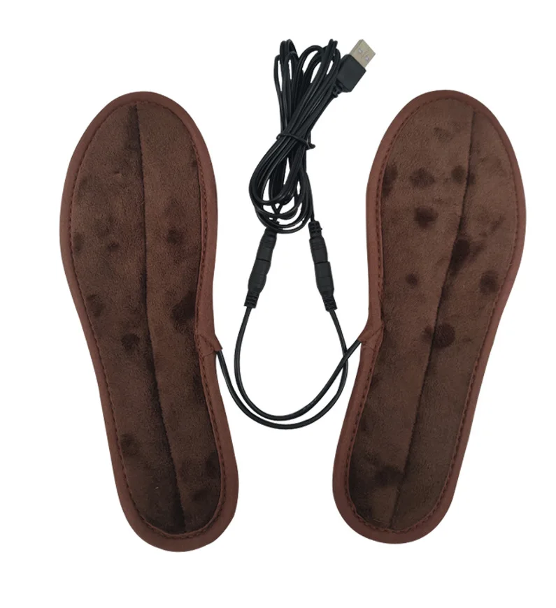High Quality USB Heating Insole Foot Warmer Electric Foot Warm Charging Heating Insole Heated Shoe Sole