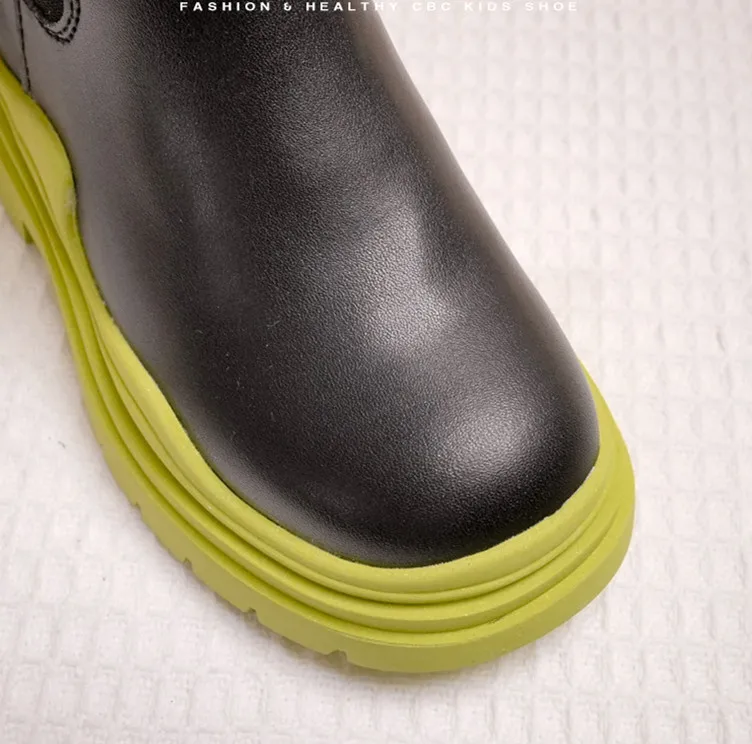 2021 Autumn and winter high quality new fashion girls short ankle boots kids rubber boots kids  boots  classic