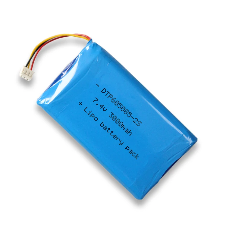 OEM Factory Wholesale Customization 2s Lipo Battery 7.4v 3000mah Li-Polymer Battery Pack Consumer Electronics