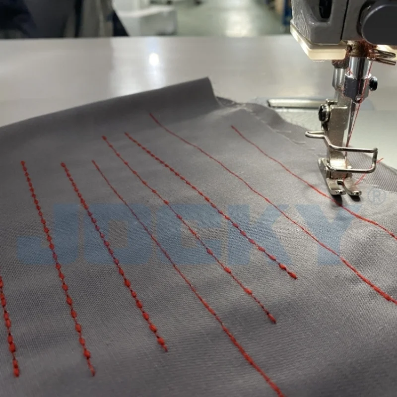 JK500-1S6 Industrial computerized lockstitch sewing machine single step motor