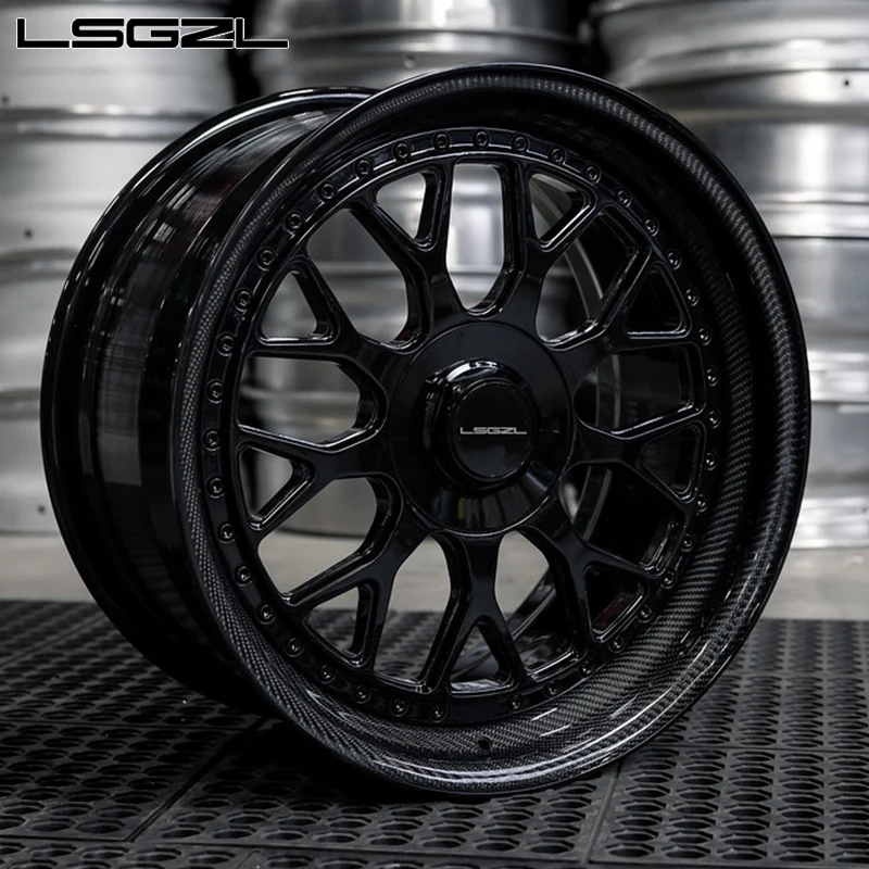 passenger car wheels carbon fiber wheel deep dish rim aluminum alloy wheels for BMW Audi urus gtr 18 20 21 22 24 26 inch forged