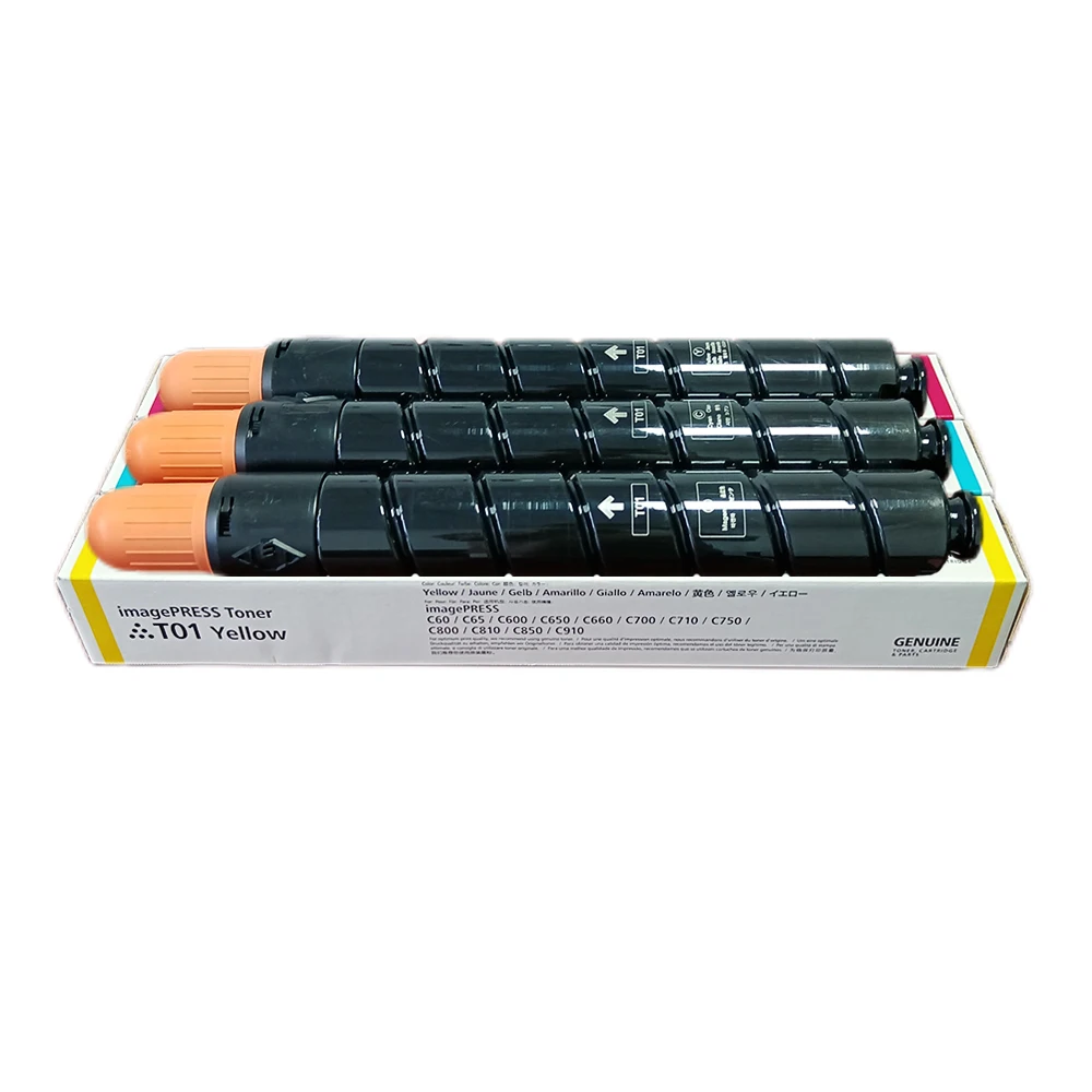 Customized Original Toner Cartridge Set T01 For Canon C700/C800/C750/C850/C710/C810/C910 photocopier