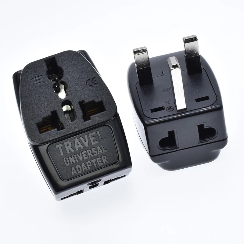 Universal to UK plug adapter power charge for phone TVs  one to three extension wall adapter travel for United state Dubai India