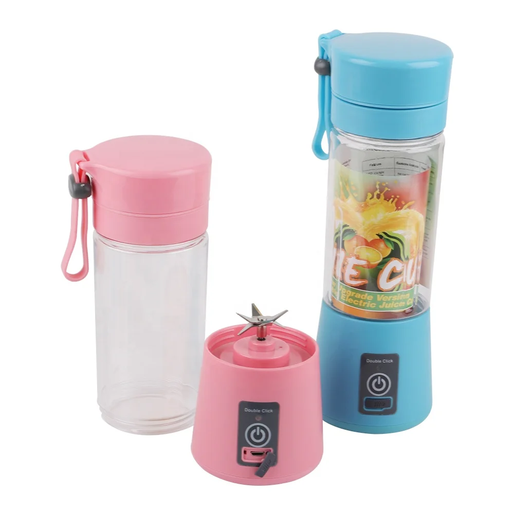 DDP dropshipping personal travel use private label six blades usb mini portable juice blender