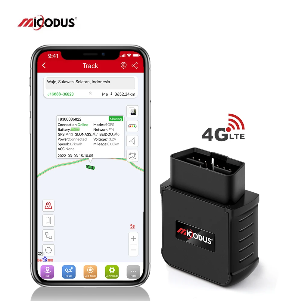 Micodus MV55G Pro мини-автомобиль Obd2 Gps локатор голосовой монитор CANBus LTE CAT4 устройство слежения за автомобилем 4G Wifi Obd трекер