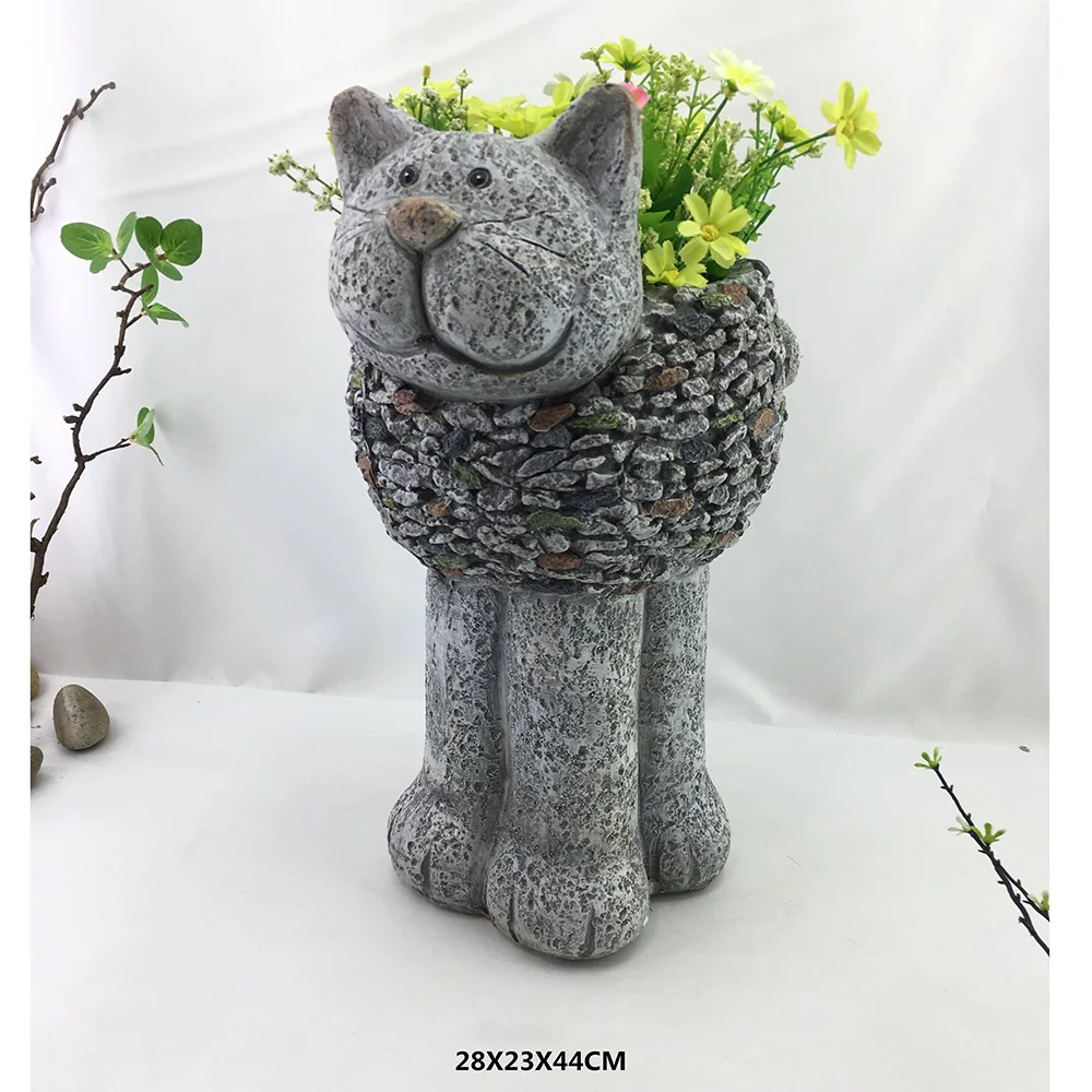 Outdoor Planters Modern Decorative Lion Head Planter