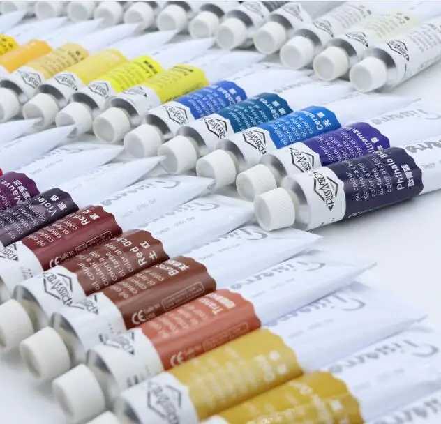 Fine quality oil paint in aluminum tube at wholesale price for artist