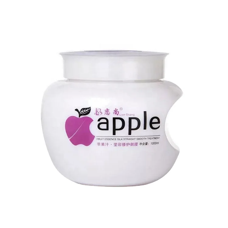 OEM Apple oil fruit Essence smooth keratin brazilian protein hair treatment mask with serum capsule