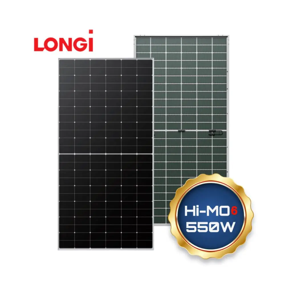 Germany Lon gi солнечная панель 540 Вт 550 моно PV панели двулицевая Солнечная