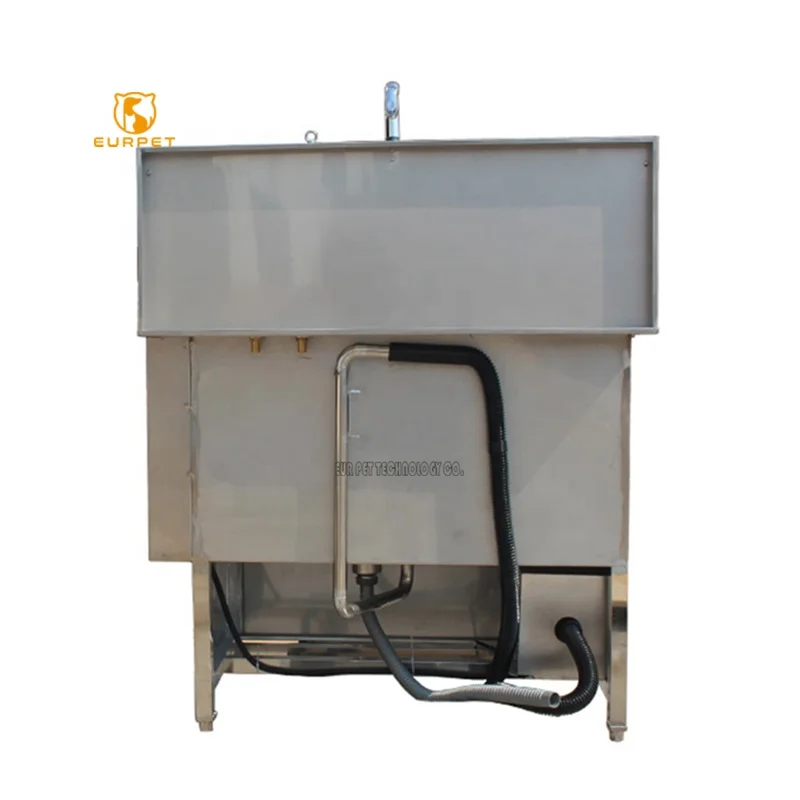 
EUR PET Manufacturer Hot sales Veterinary Stainless Steel dog Bathtub grooming Sink cleaning for dogs 
