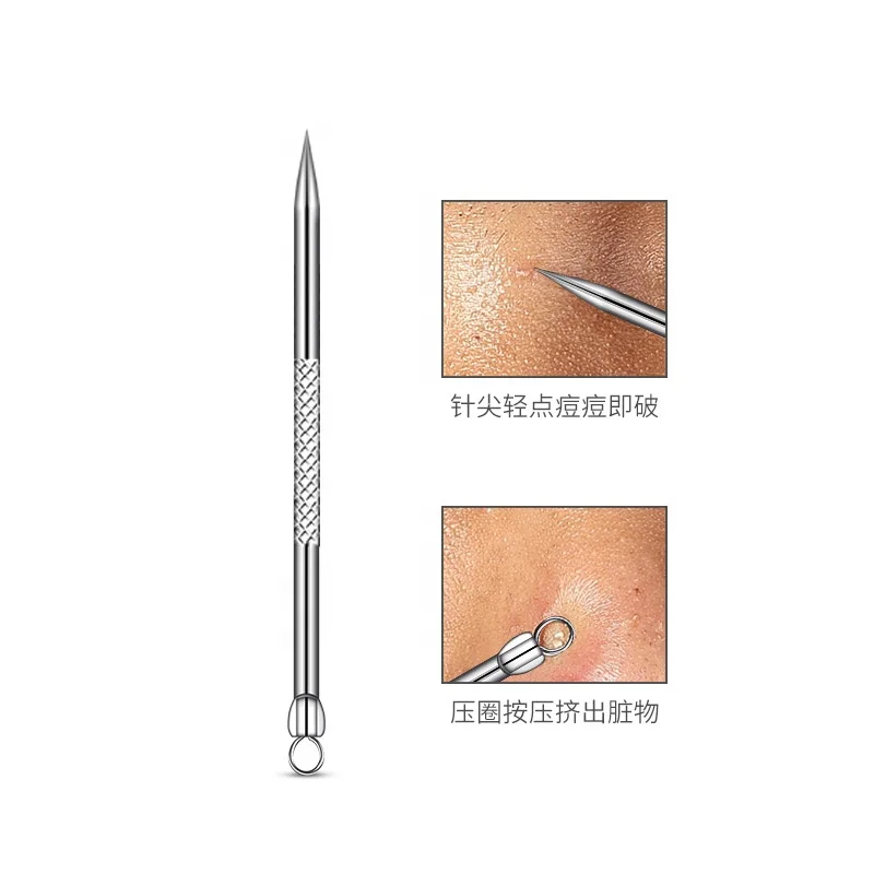 High Quality Acne Needle Sets Face Skin Care Acne Blackhead Removal Needles Kit Stainless Steel Pimple Extractor