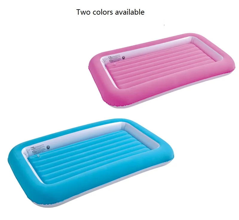 Flocked Outdoor Inflatable Children Kids Travelling Air Bed