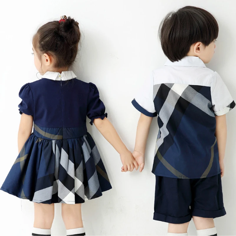 Изготовленный на заказ Производитель модный дизайн детская форма для начальной дошкольной школы костюм мальчиков и девочек