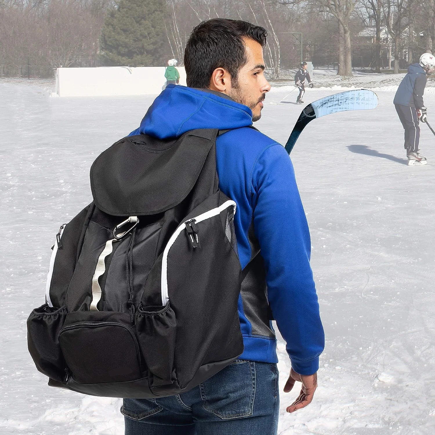 New Product Explosion Hockey Backpack - Large Backpack To Carry Hockey Equipment Including Skates with factory price