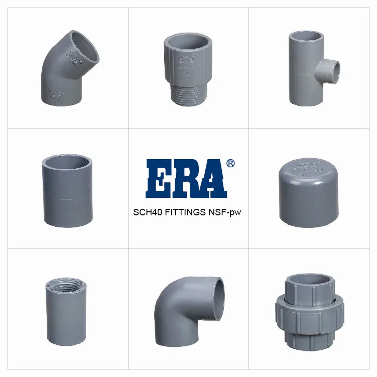 China factories ERA Supply PVC Pressure Fittings Female Elbow pvc elbow pipe fittings