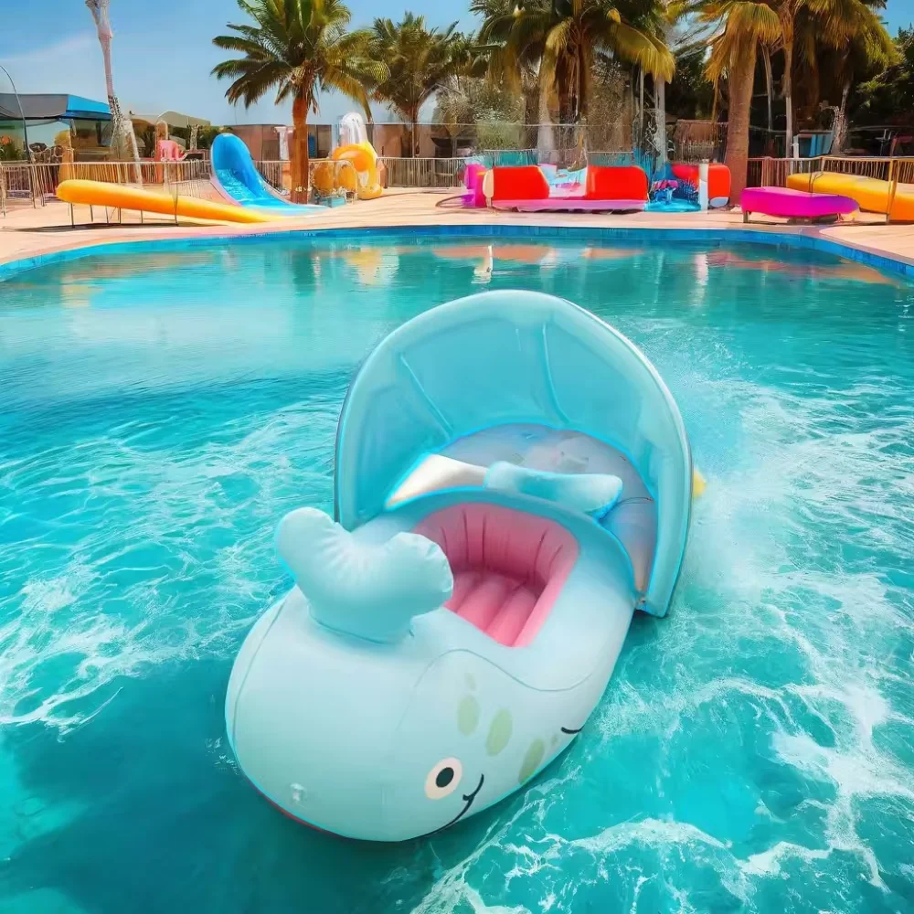 2024 factory wholesale  sell inflatable baby swimming pool Whale Bubble Inflatable Bath toys and Ball Set