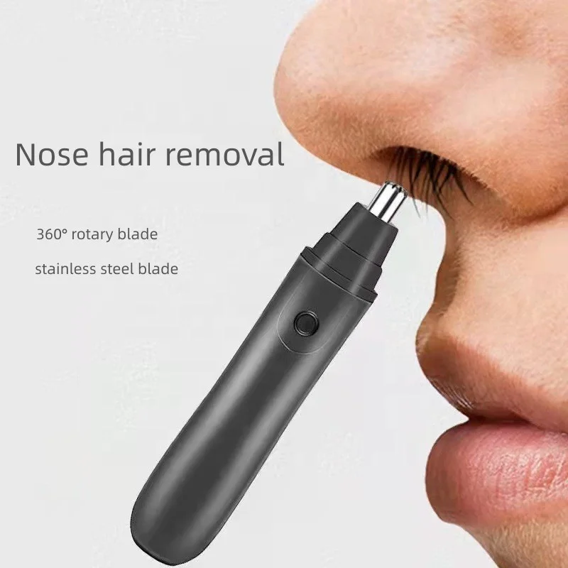 Portable Efficient Electric Nose Hair Trimmer Nose Hair Removal IPX 6 Waterproof Razor