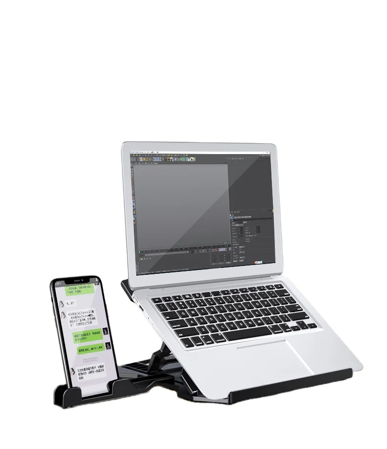 360 Rotatable monitor notebook base holder portable mount Office school home gaming laptop cooler