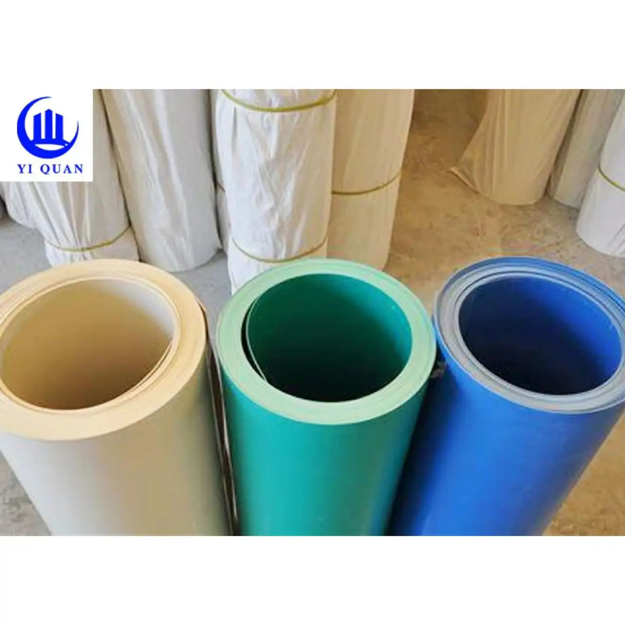 Hot selling blue and white waterproof PVC plastic flexible roof tile for villa garden warehouse factory