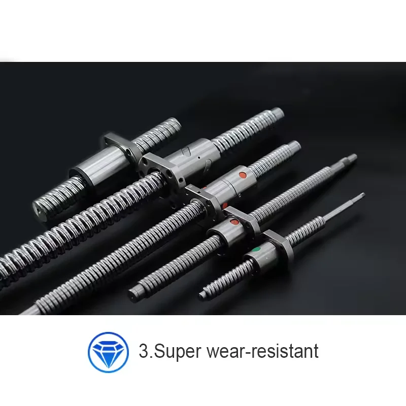 customise 10mm 20mm leadscrew ballscrew SFU SFS DFU DFS SFI high rigidity stainless steel
