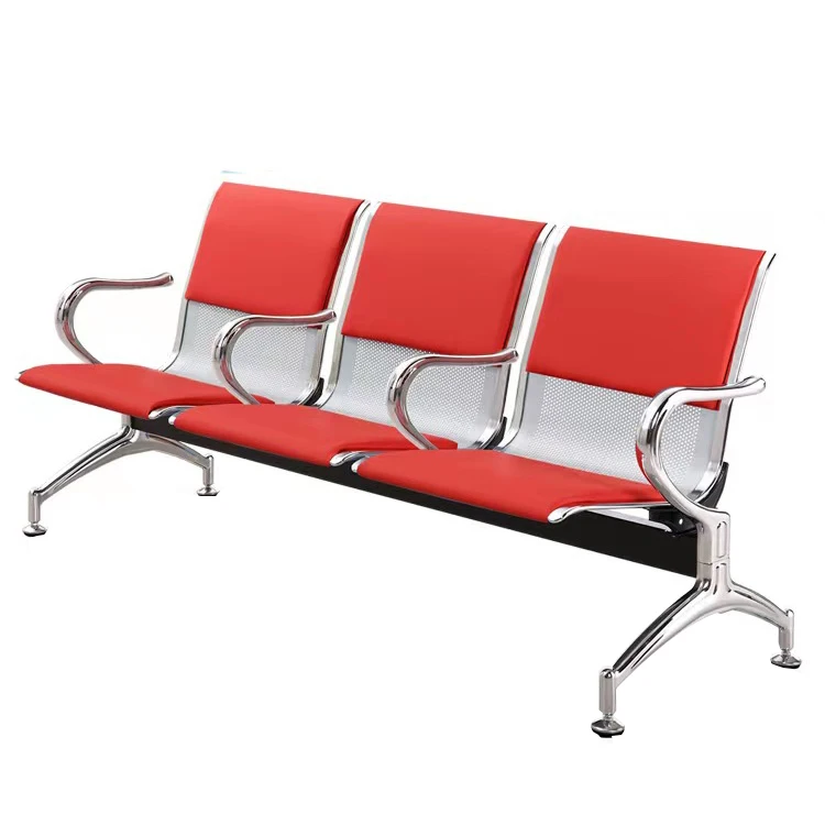 Factory Direct High Back Comfortable Healthcare Waiting Room Bench Chairs 3 Seater Price