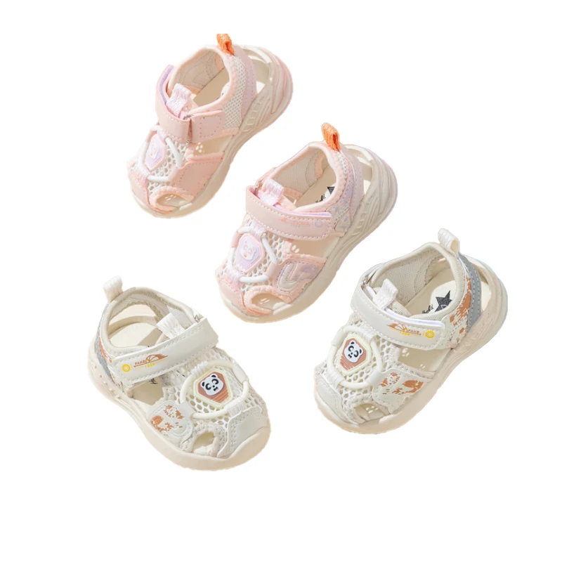 Summer baby sandals for kids soft sole toddler shoes 0-2 years old breathable baby functional shoes
