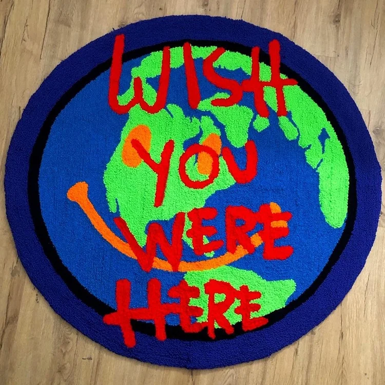 Custom Die Cut Famous Brand Logo Rug