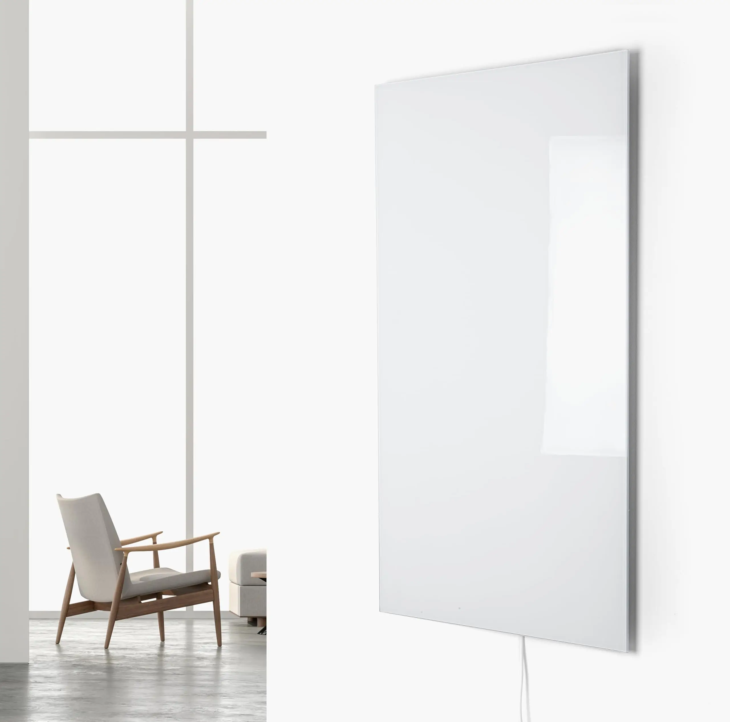 Printing Glass Wall Heating Panel Electric Infrared Radiant Heater