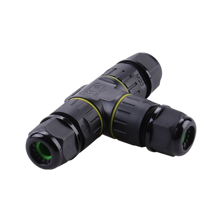 Быстрая доставка отсоединительный электрическая пластиковая распаечная водостойкая Т Разъем