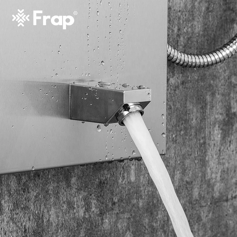 New bath room shower panel stainless steel shower sets tub luxury shower faucet sets F24005-5