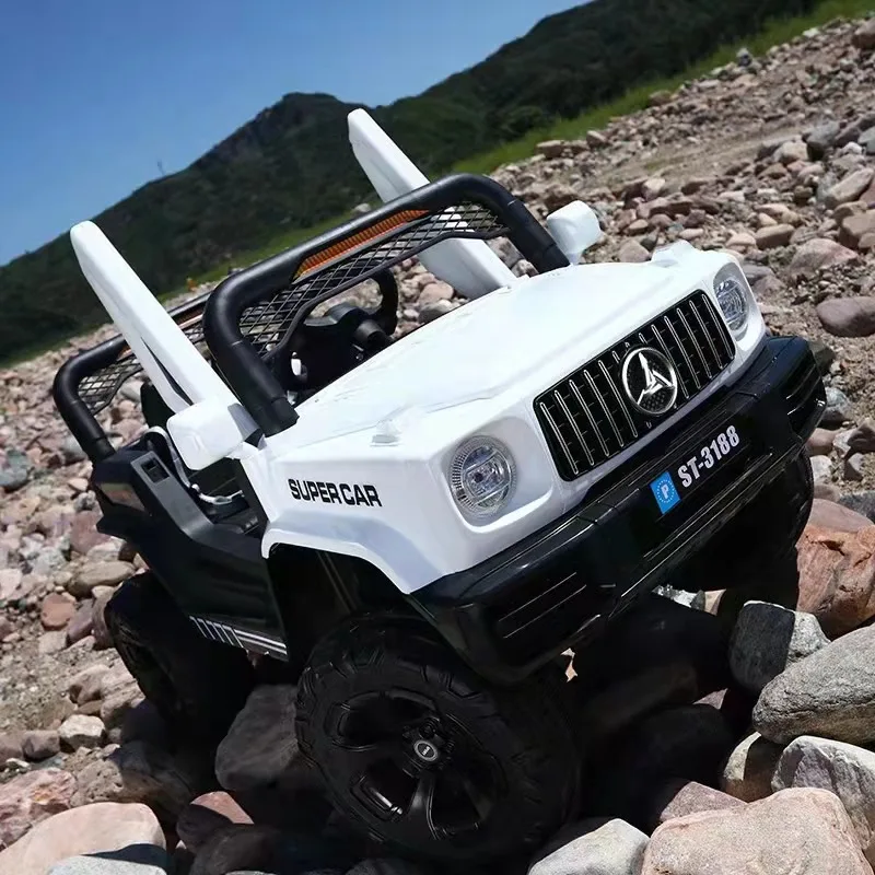 Wholesale  12V Battery Rechargeable Remote Control Paint Leather Seat Kids Electric Off Road Car