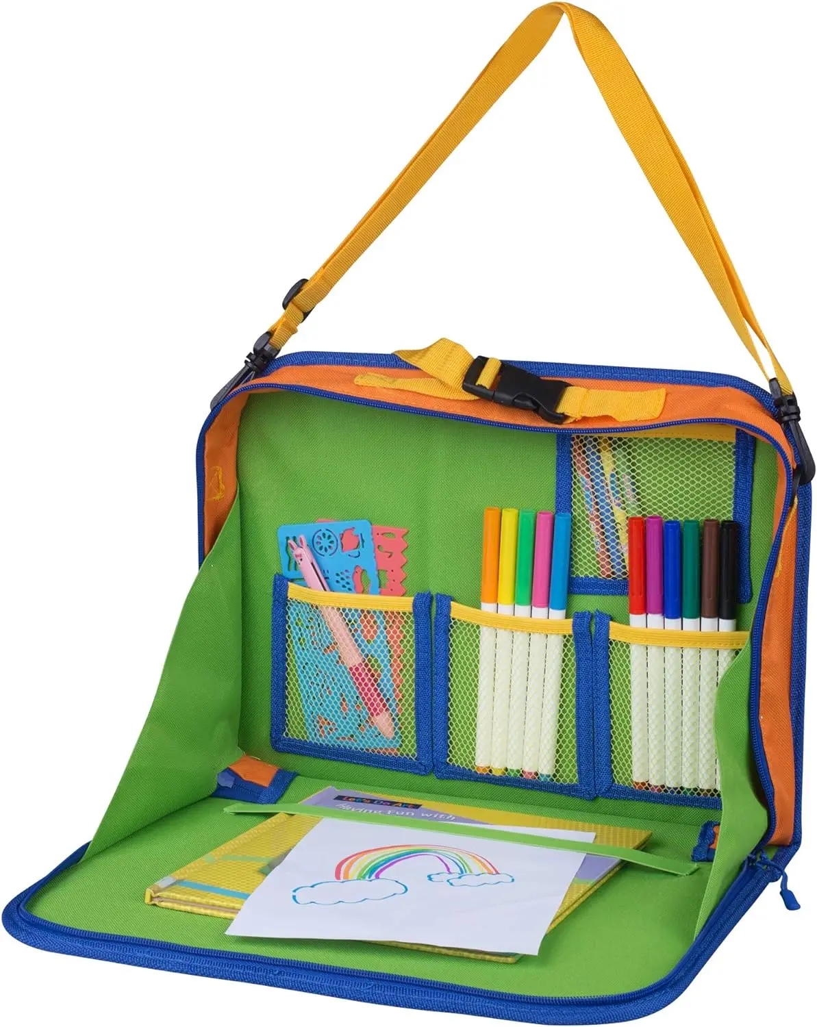 Korea Car Organizer Back Seat Desk For Kids Tablet Holder With Kick Mats Lap Tray Car Seat Table Kids Travel Tray