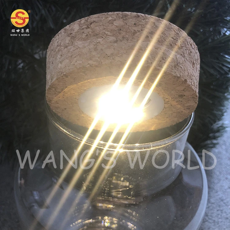 Wooden SMD Lamp Bead Led Cork Light For Bottle Multiple Types Plant Flower Bottle Light Cork