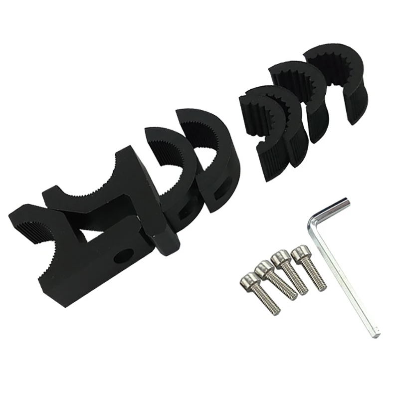 2Pcs 1.25 Inch Bull Bar Tube Led Light Mount Bracket Clamp Roof Roll Cage