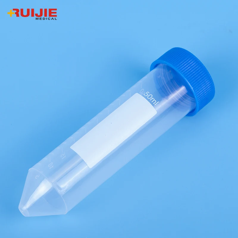 Индивидуальная упаковка центрифужные трубки с плоским дном 50