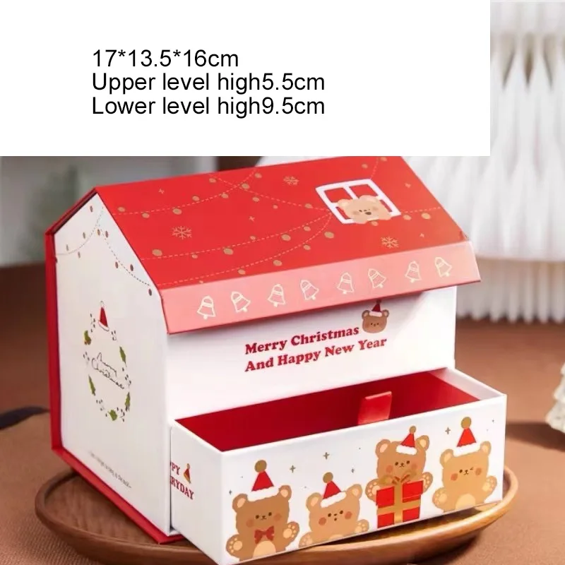wholesale christmas cracker gift box chocolate candy box cookie gift packaging box