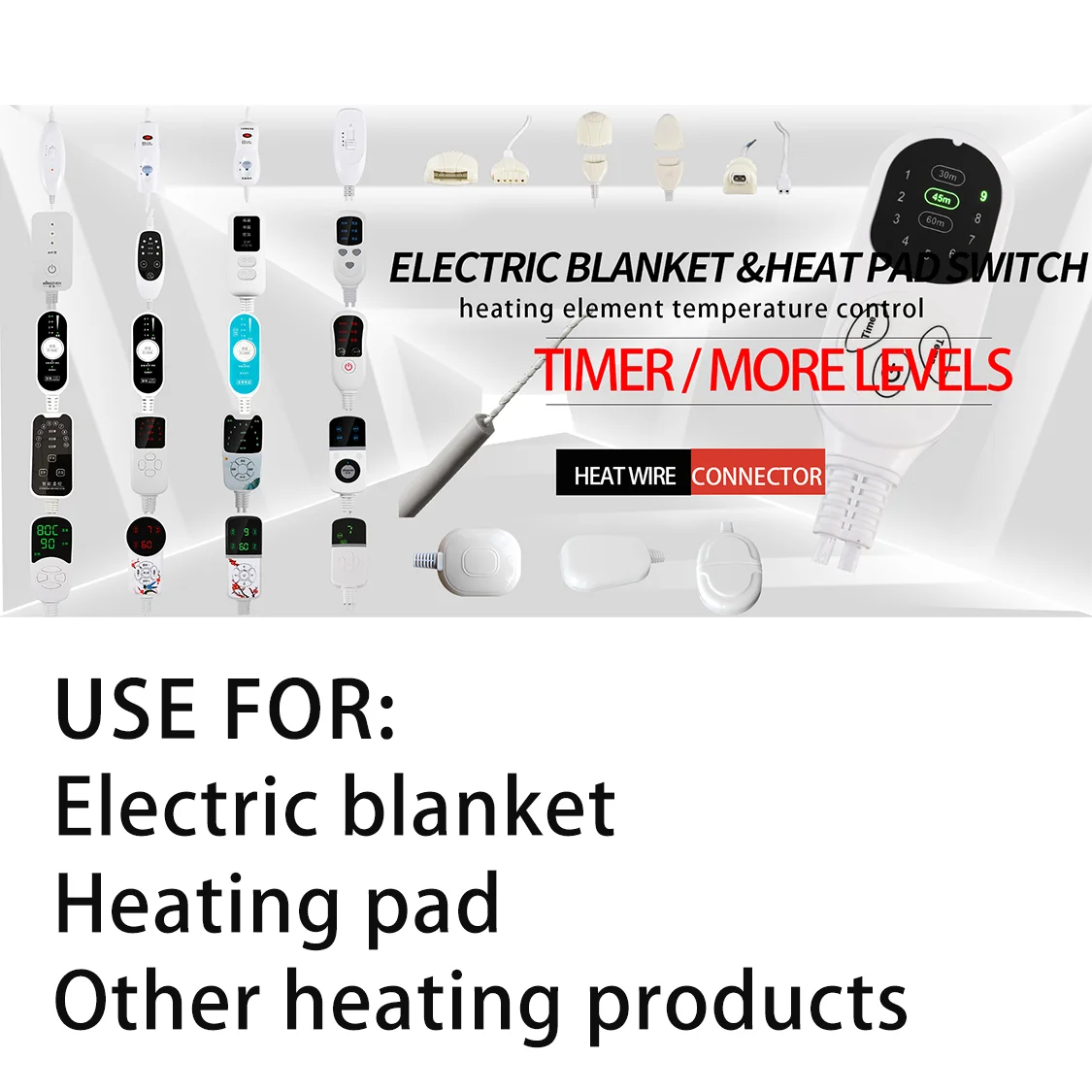 220V 110V OEM Heating Controller Temperature Control Switch for Electric Blanket